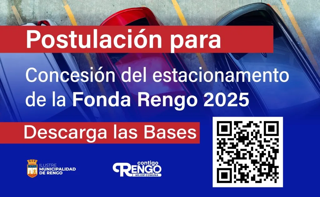 Postulación Abierta Concesión Estacionamiento – Fiestas Patrias Rengo 2025 – Ilustre Municipalidad de Rengo