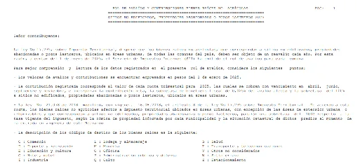 [Descarga] Rol de Avalúos y Contribuciones Bienes Raíces No Agrícolas, Sitios No Edificados, Propiedades Abandonadas o Pozos Lastreros 2025 – Municipalidad de Putaendo