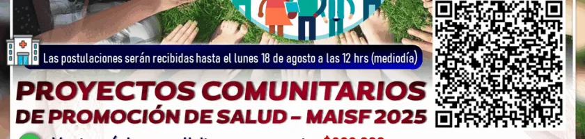 Inicio de Postulaciones Proyectos Comunitarios de Promoción de Salud – MAIS 2025 – Municipalidad de Putaendo
